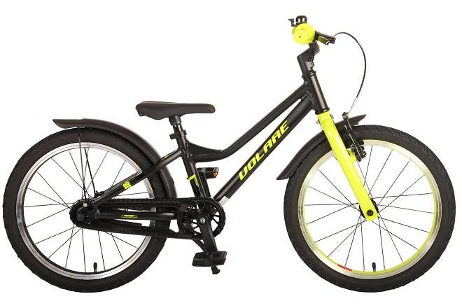 Volare Kinderfiets Blaster 18 inch Zwart met geel Geel