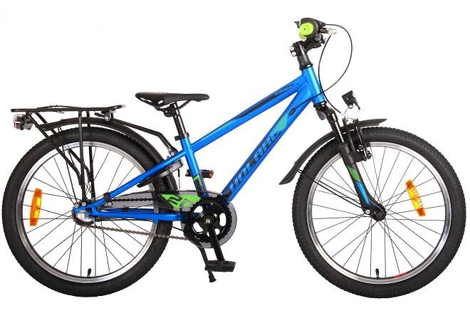 Volare Kinderfiets Cross 20 inch Blauw met groen Blauw