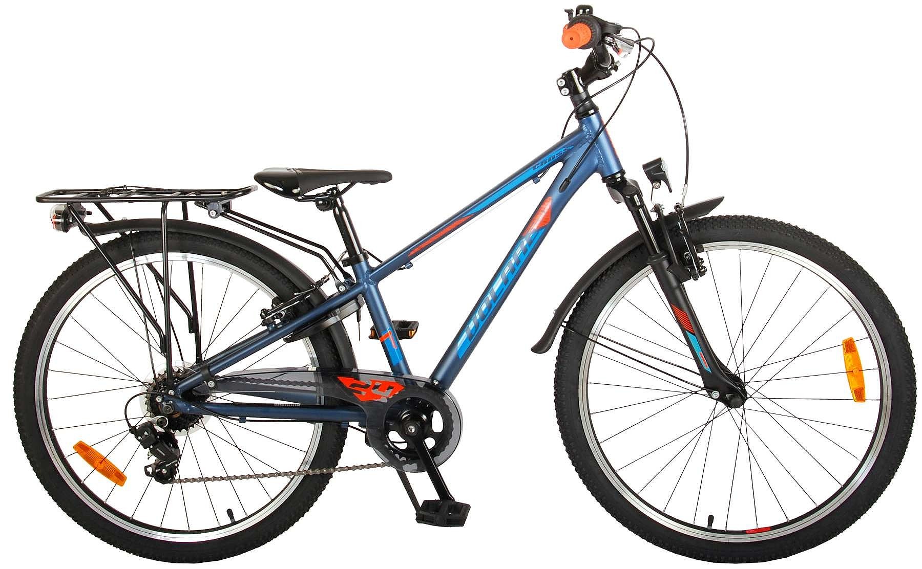 Volare Kinderfiets Cross 24 inch Blauw Blauw