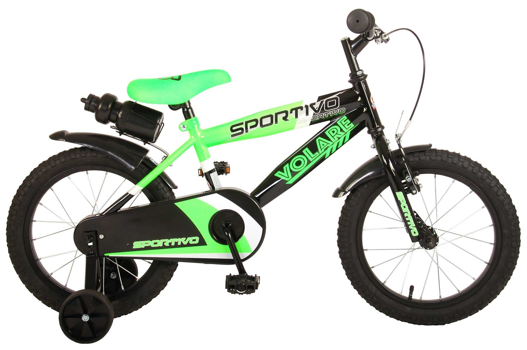 Volare Kinderfiets Sportivo 16 inch Neon groen Neon groen