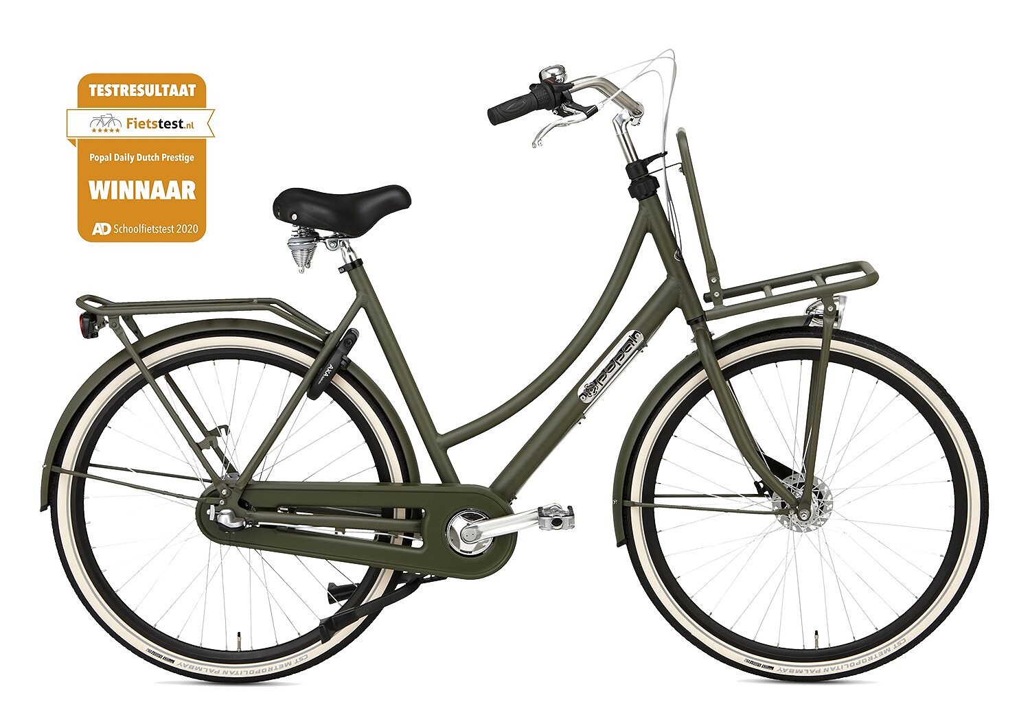 Popal Transportfiets daily dutch prestige Rollerbrake N7 Dames... Groen