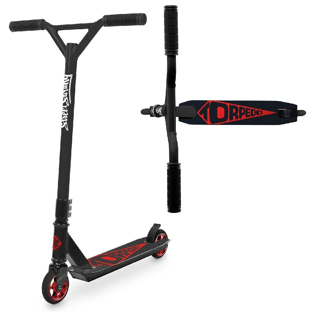 Street Surfing Stunt Scooter Torpedo Black Core Zwart