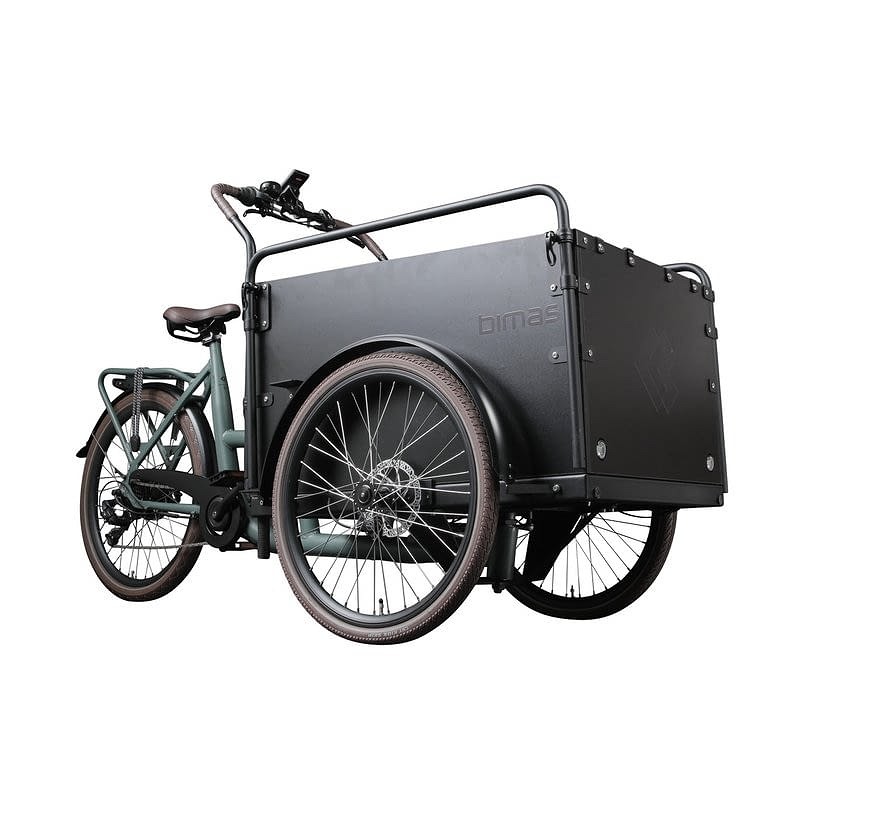 Bimas Elektrische Bakfiets eCargo 3.3 Economy Groen 468 Wh Groen