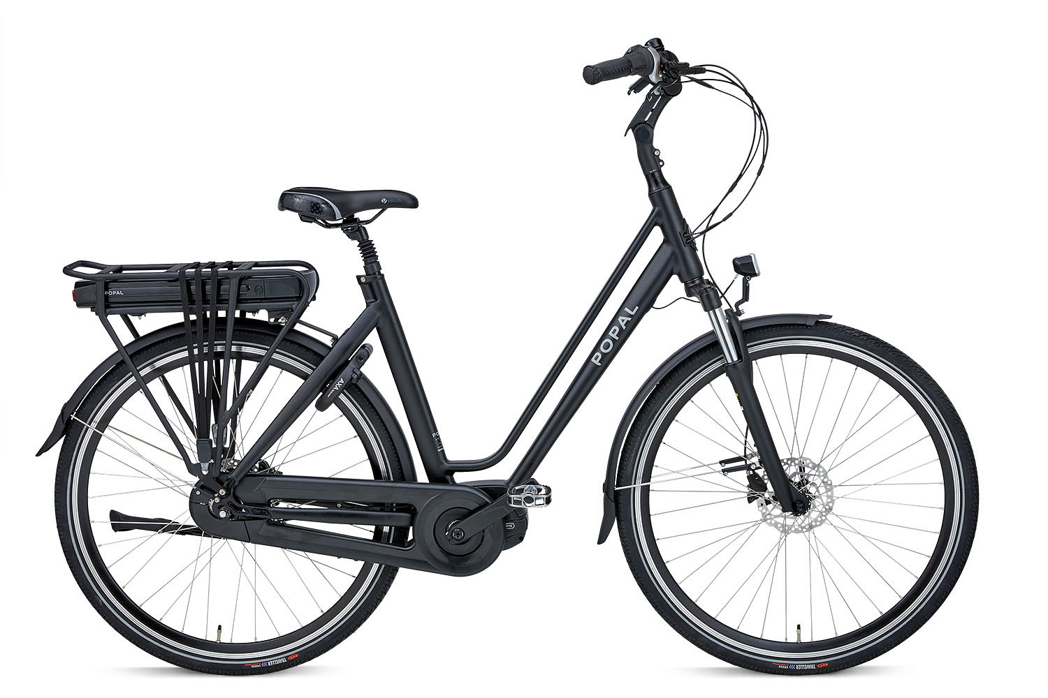 Popal Elektrische stadsfiets Redlem Dames 47 cm Mat zwart 520 Wh Mat zwart