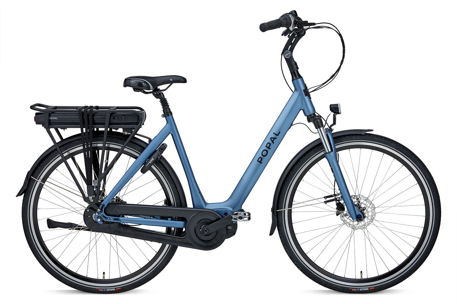 Popal Elektrische stadsfiets Vidar M420 Dames 47 cm Licht blauw Licht blauw