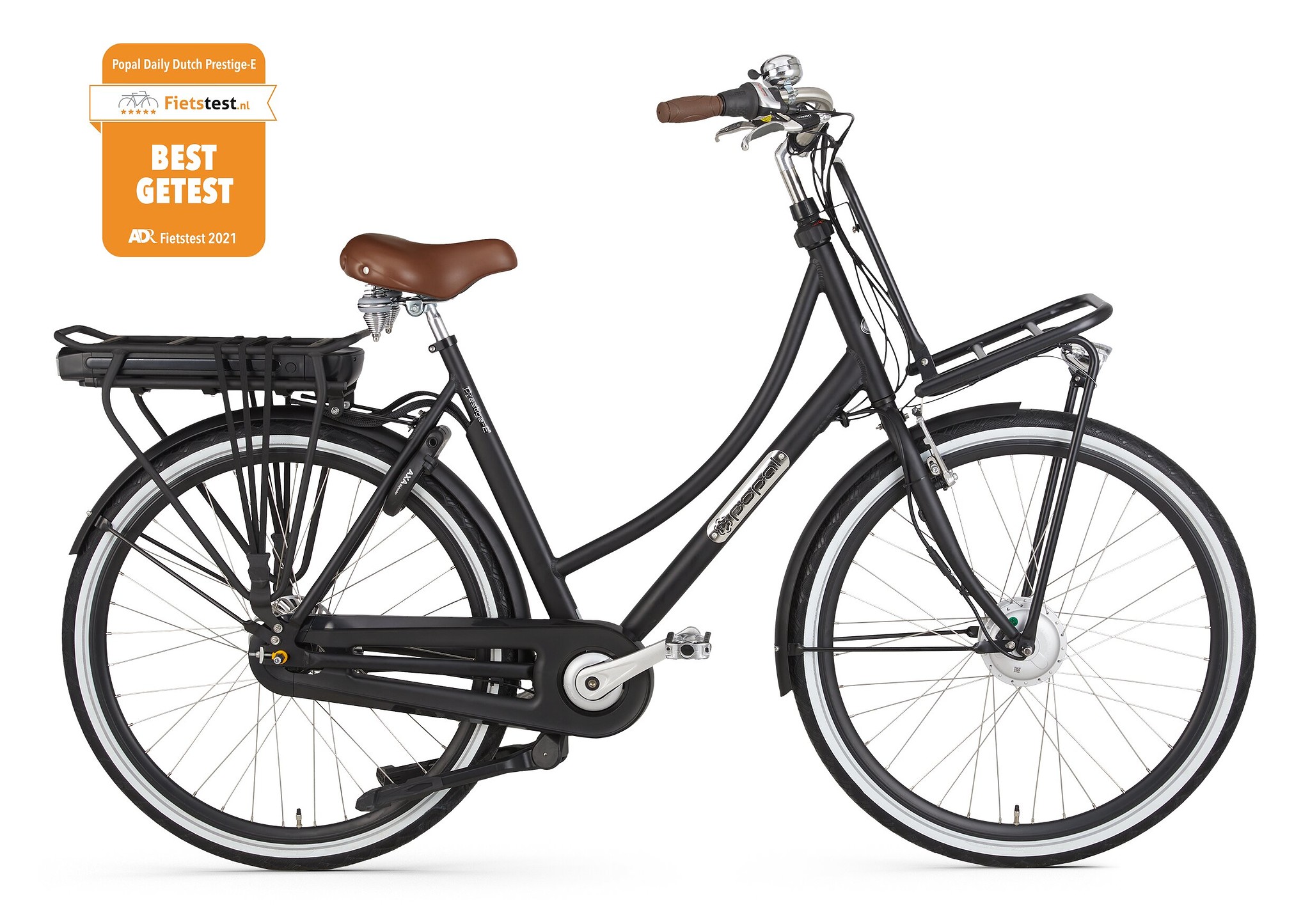 Popal Elektrische transportfiets daily dutch prestige-E N7 Dames... Mat zwart