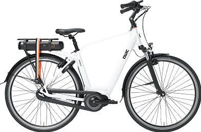 Qwic Elektrische stadsfiets Premium MN7 VV Heren framemaat L Wit... Wit