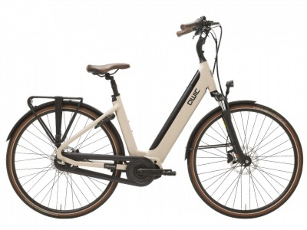 Qwic Elektrische stadsfiets Premium i-MN7+ Dames framemaat L Beige... Beige