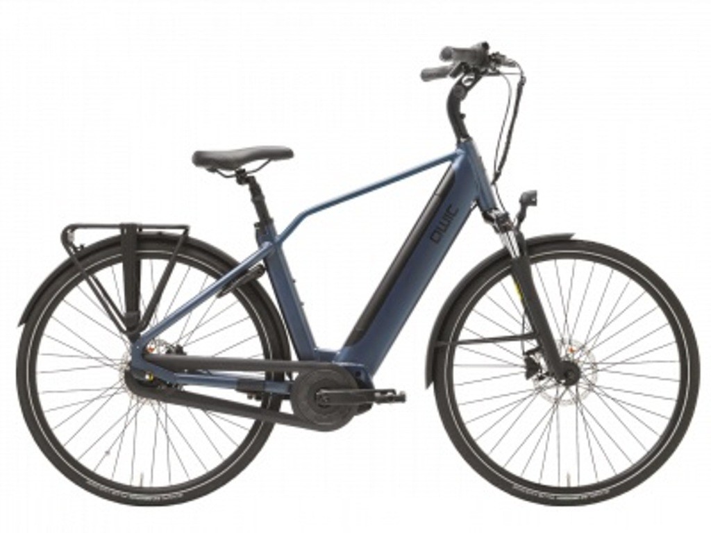 Qwic Elektrische stadsfiets Premium i-MN7+ Heren framemaat XL... Donker blauw