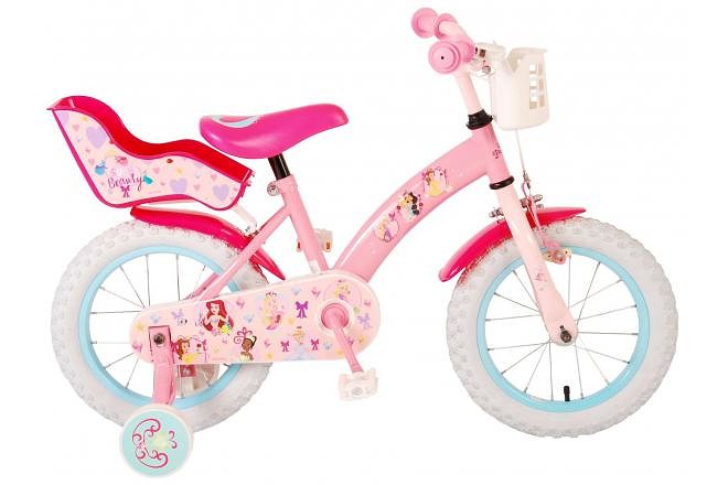 Disney Princess Kinderfiets Meisjes 14 inch Roze Roze