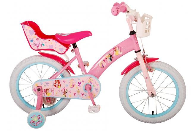 Disney Princess Kinderfiets Meisjes 16 inch Roze Roze