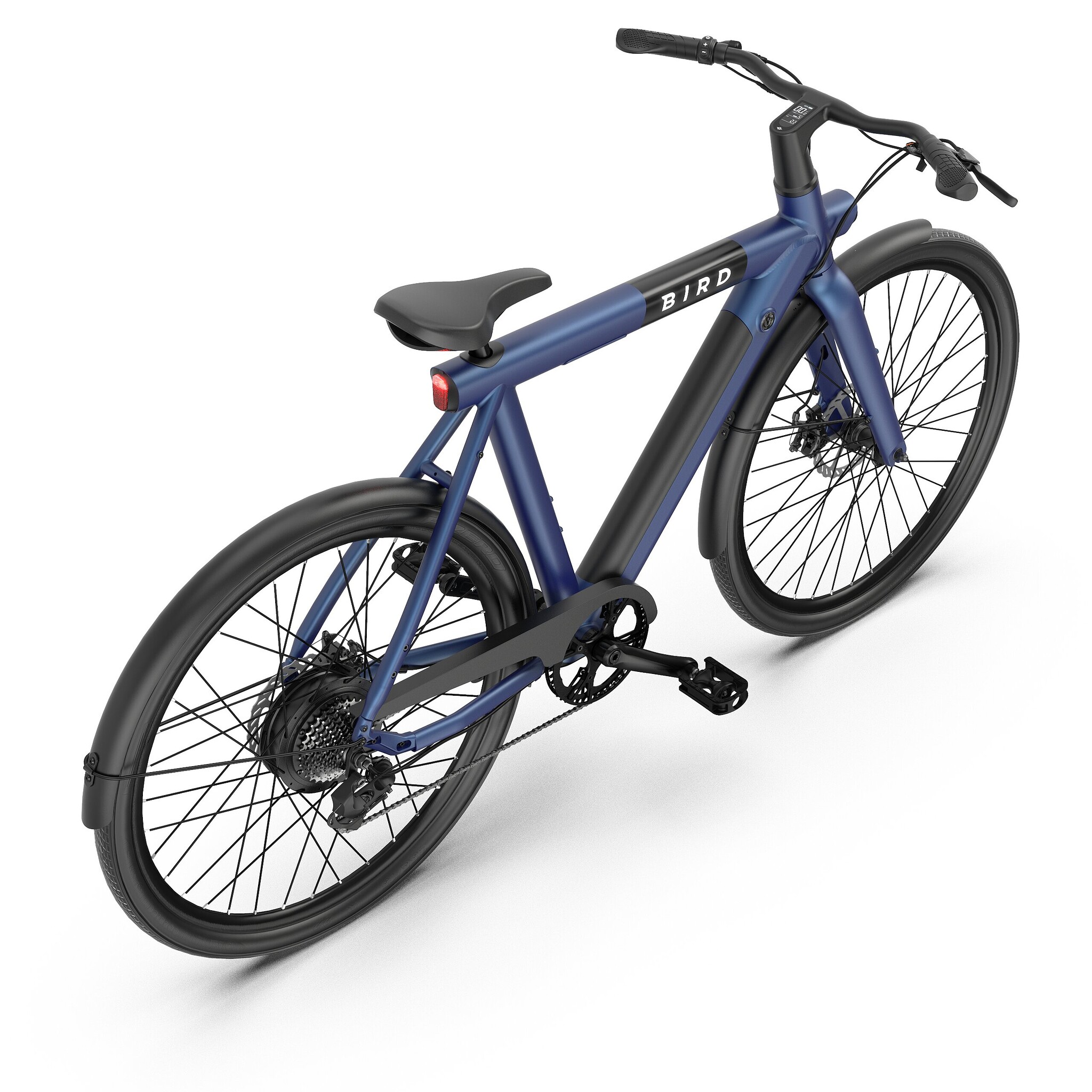Bird Bike Elektrische stadsfiets A -Frame Heren Starling Blue Blauw
