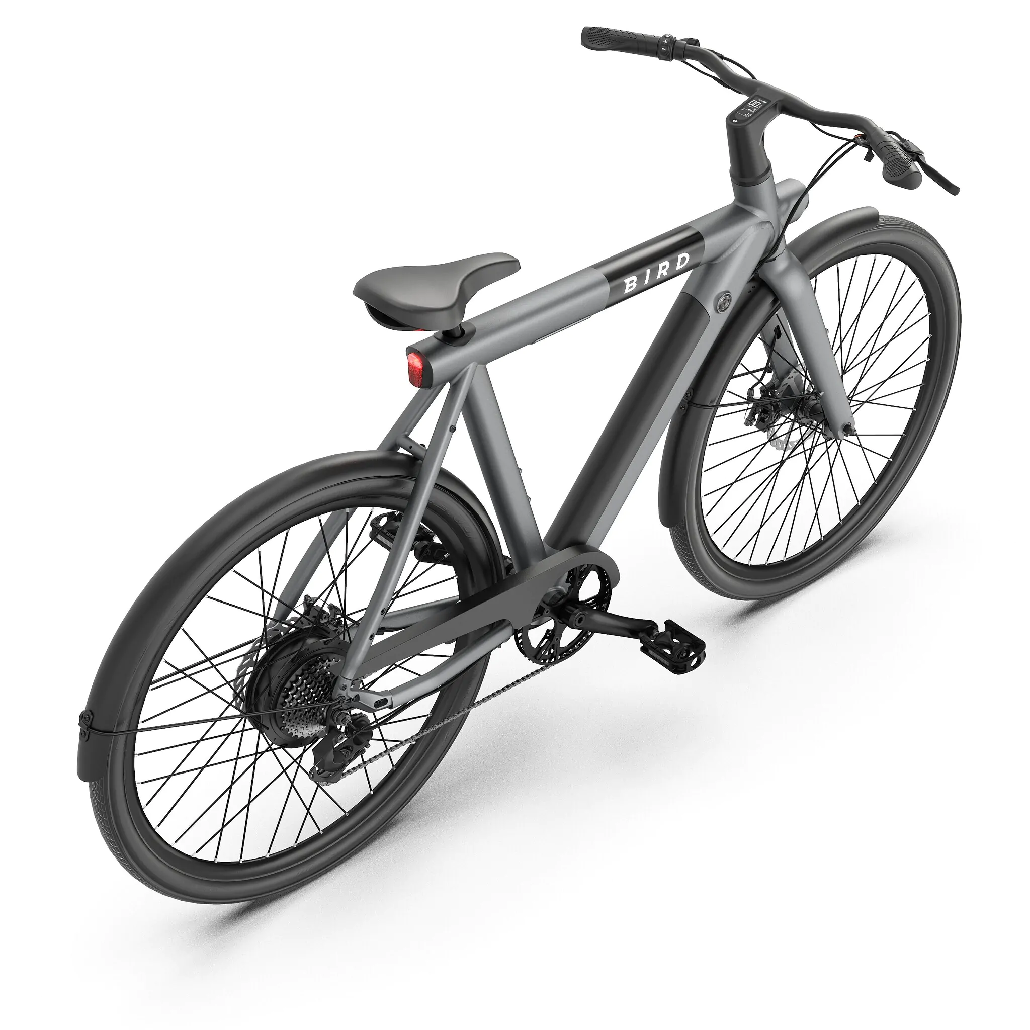 Bird Bike Elektrische stadsfiets A -Frame Heren Gravity Gray Grijs