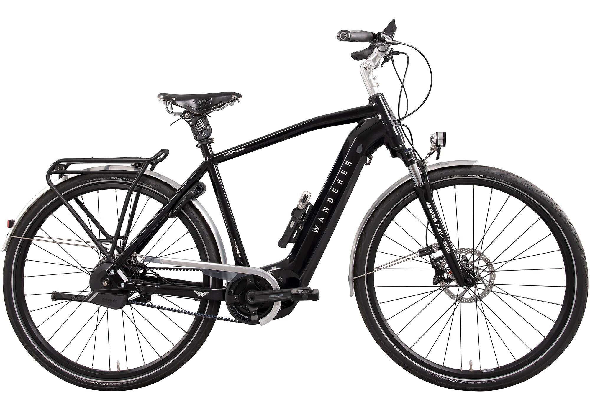 Wanderer E-Tourer I-F360 Edition heren 57cm zwart Mat zwart