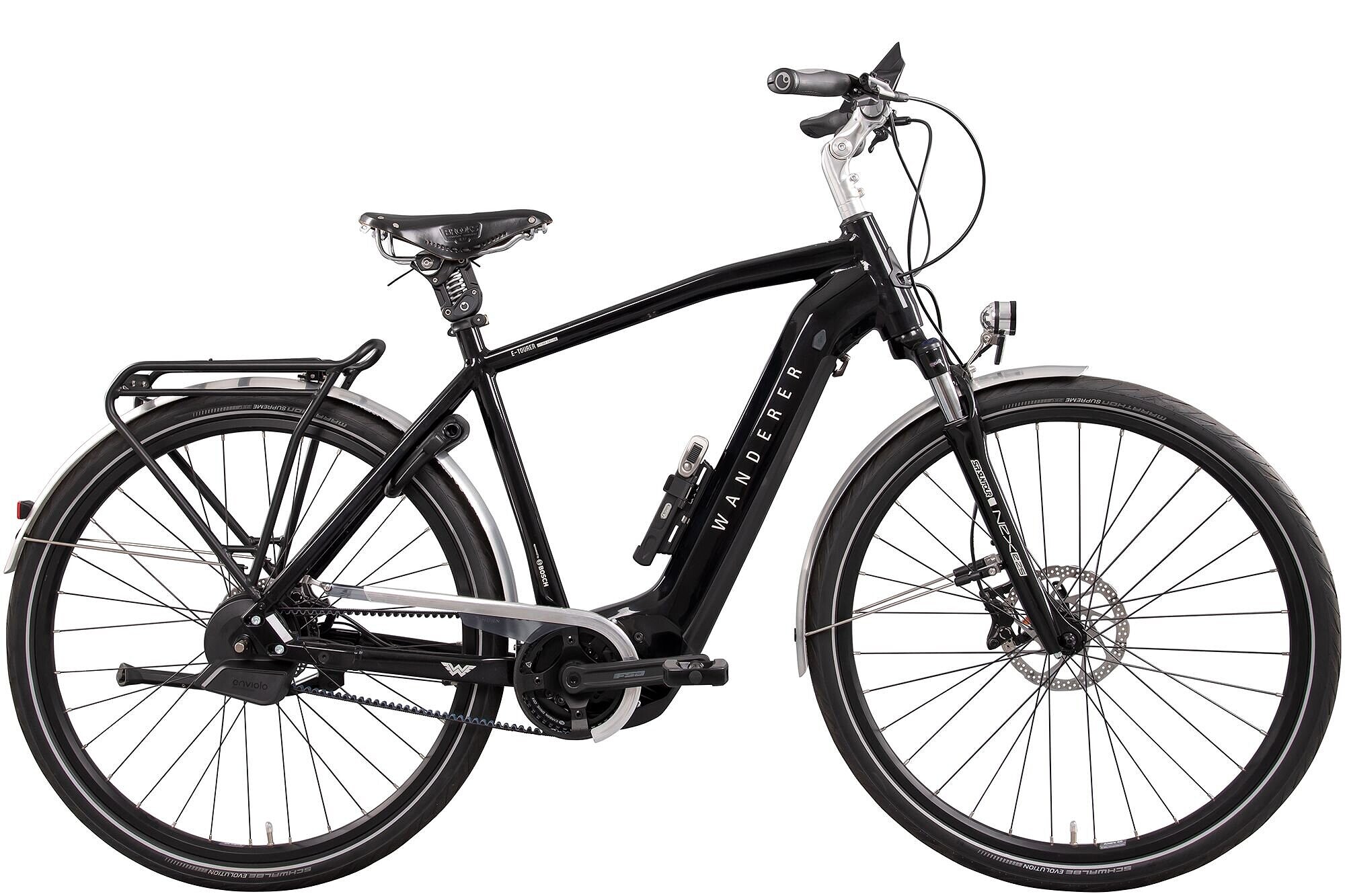 Wanderer E-Tourer I-F360 Edition heren 61cm zwart Mat zwart