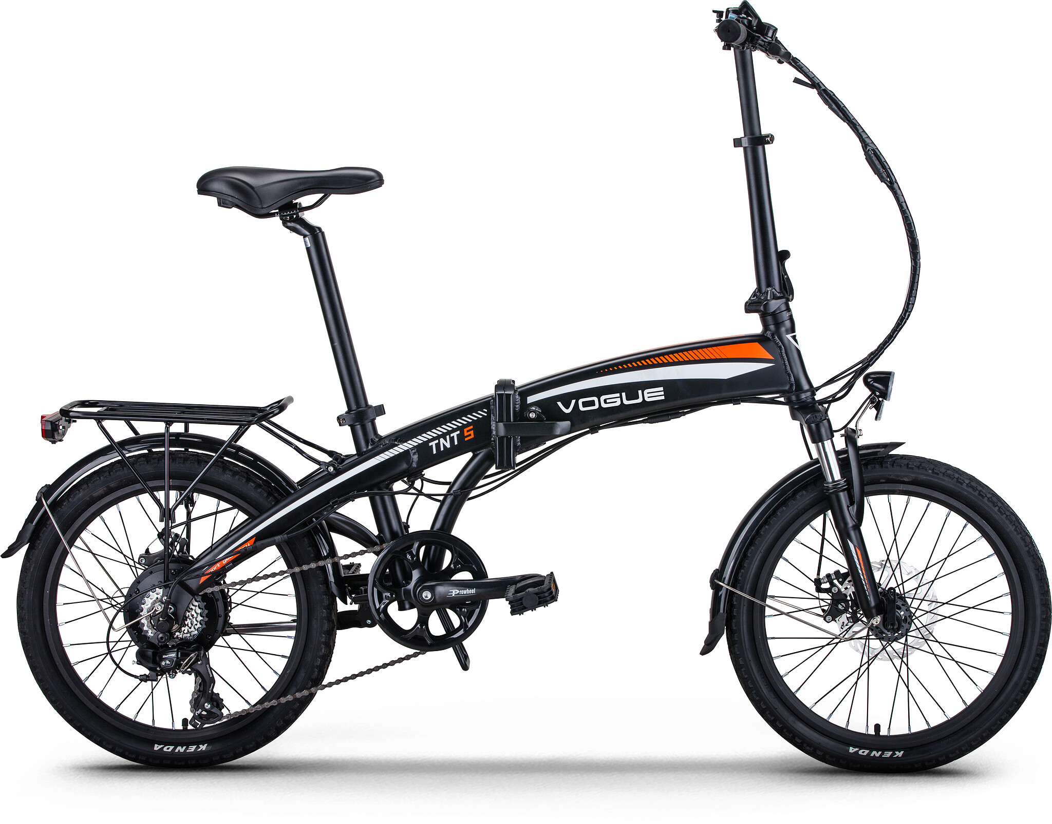 Vogue Elektrische vouwfiets Phantom 6sp Mat zwart 317 Wh Mat zwart