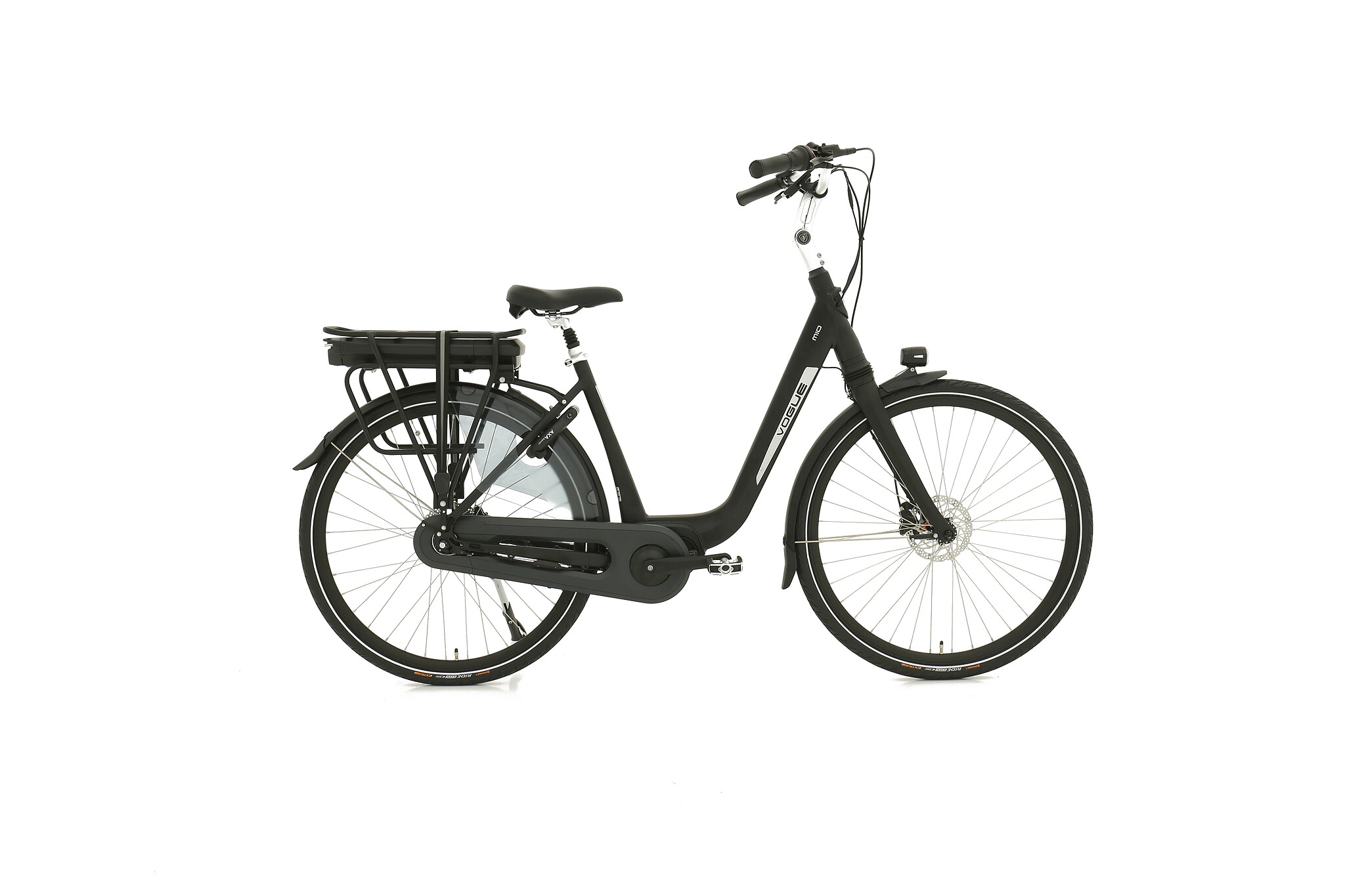 Vogue Elektrische stadsfiets Mio Dames 8sp 46 cm Mat zwart 468 Wh Mat zwart