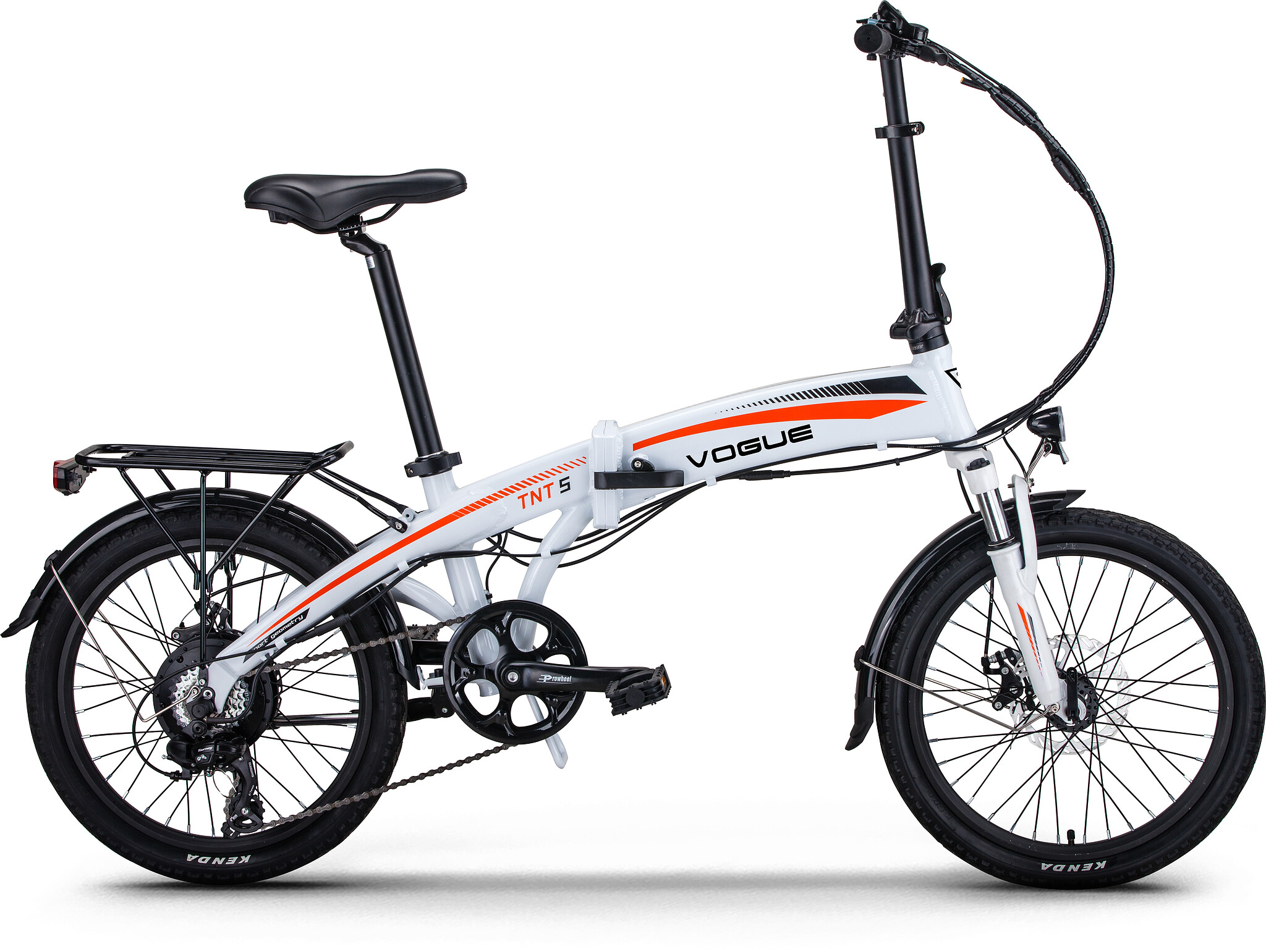 Vogue Elektrische vouwfiets Phantom 6sp Wit 317 Wh Wit