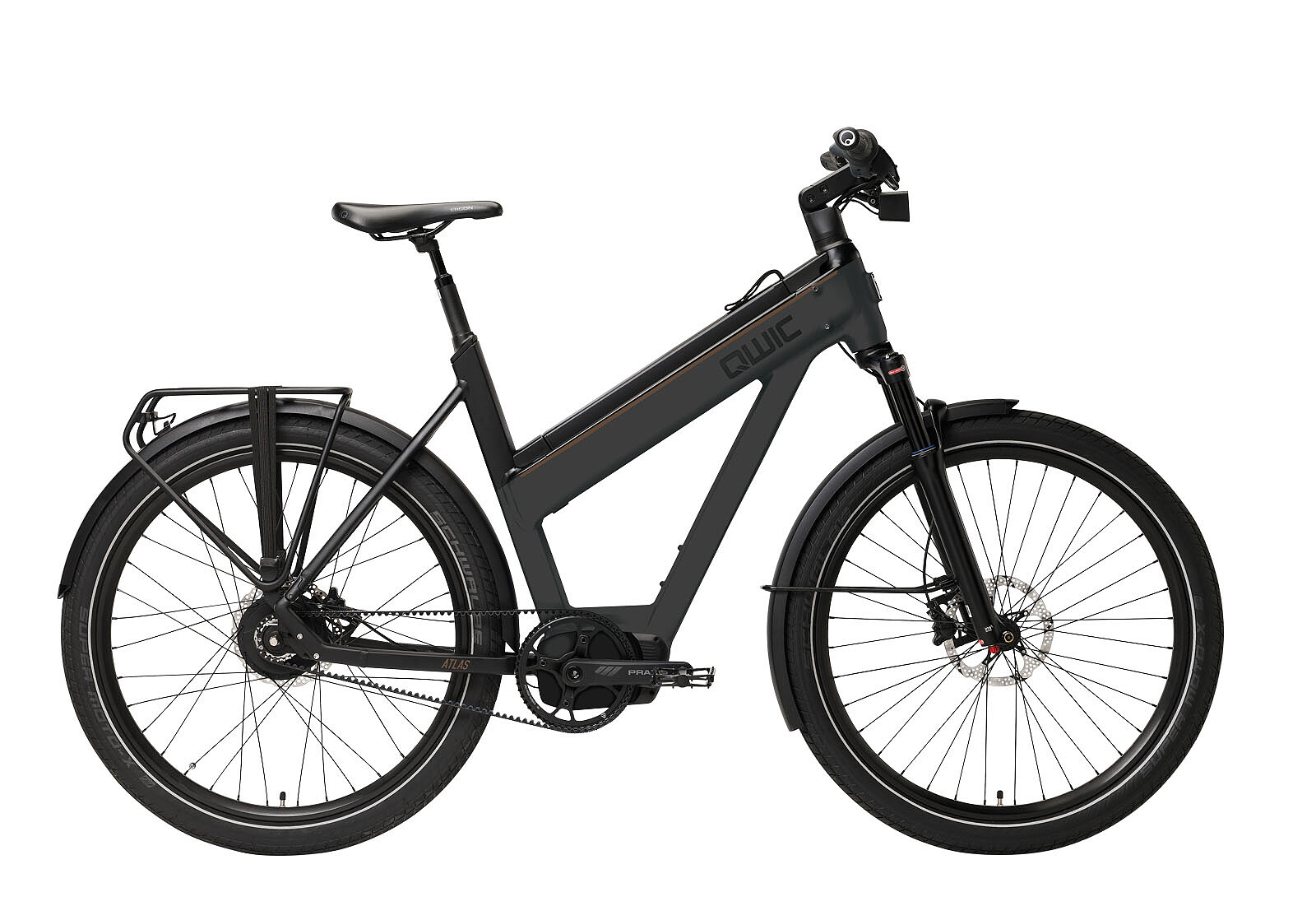 Qwic Elektrische stadsfiets Performance Q Atlas Vario uni... Zwart