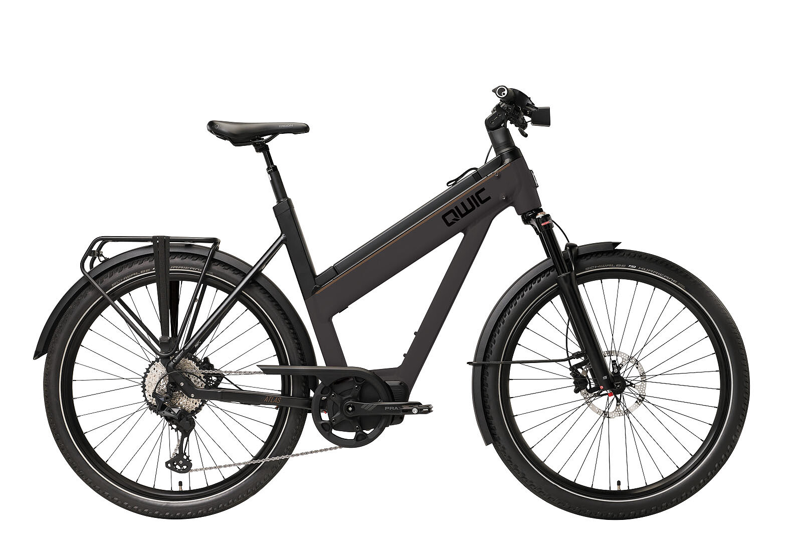 Qwic Elektrische stadsfiets Performance Q Atlas uni framemaat M... Zwart