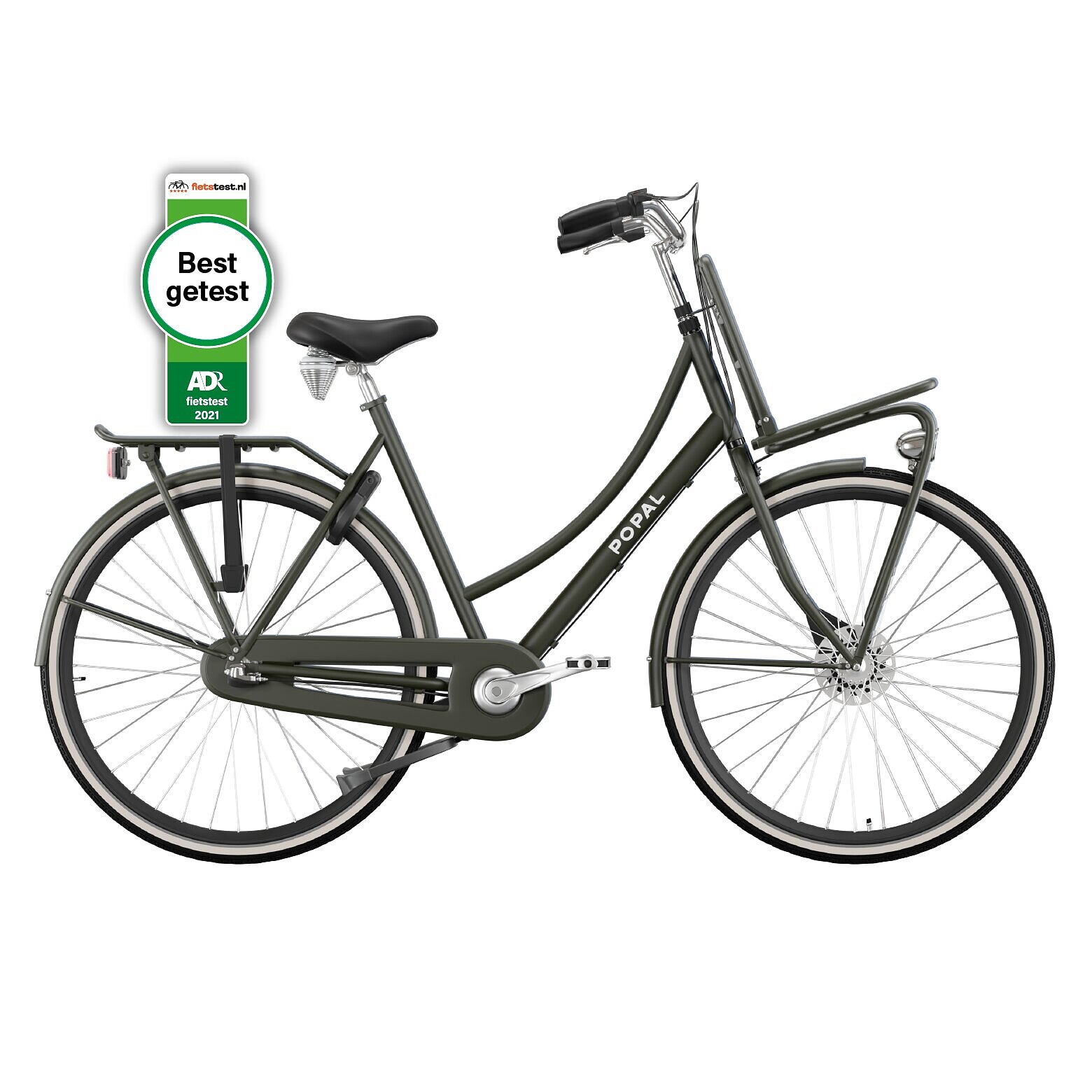 Popal Transsportfiets daily dutch prestige n3 rn 53 cm Groen 28 inch Groen