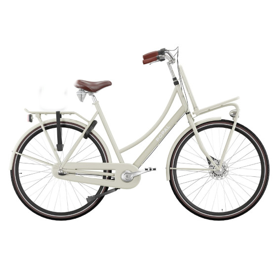 Popal Transsportfiets daily dutch prestige n3 rn 59 cm Beige 28 inch Beige