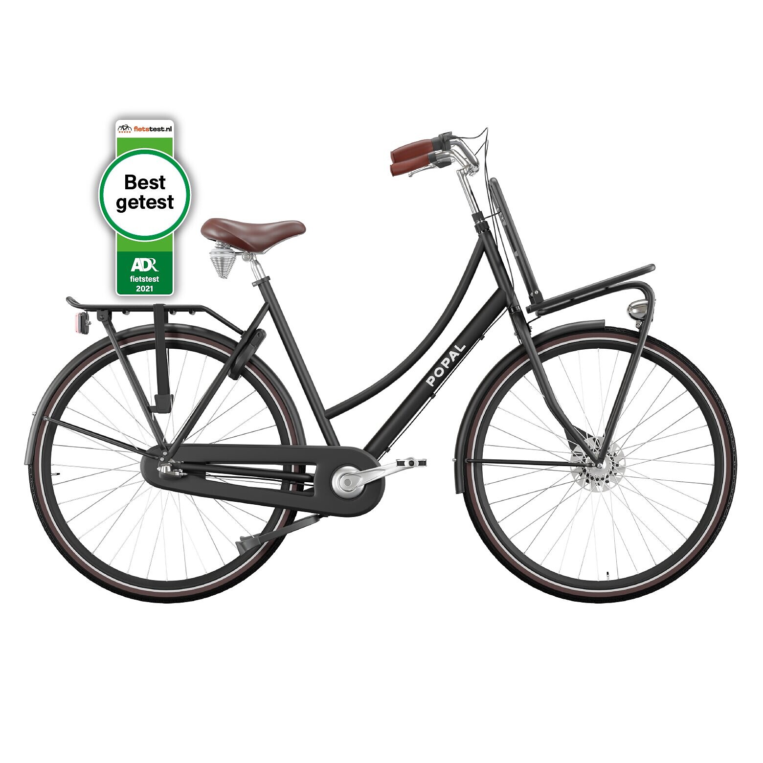 Popal Transsportfiets daily dutch prestige n7 rb nd 59 cm Mat... Mat zwart