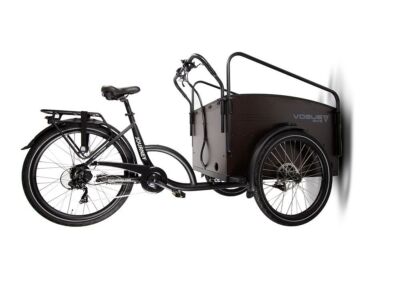 Vogue Elektrische bakfiets Journey Mat zwart 468 Wh Mat zwart