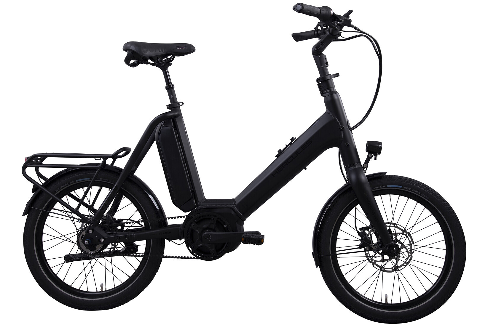 Hercules Elektrische stadsfiets Futura Compact F5 49 cm Mat Zwart... Mat zwart