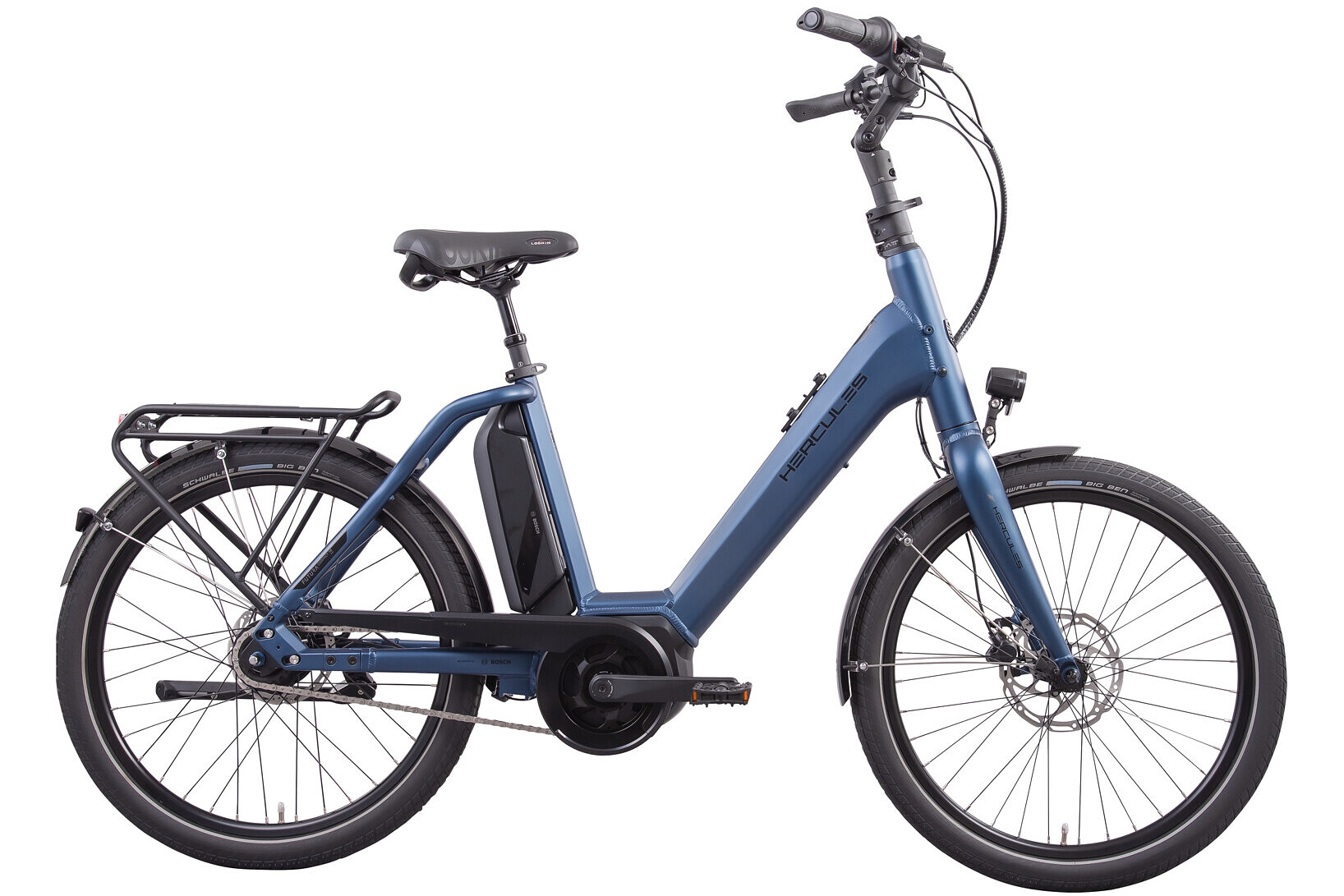 Hercules Elektrische stadsfiets Futura Compact F8 47 cm Mat Blauw... Blauw