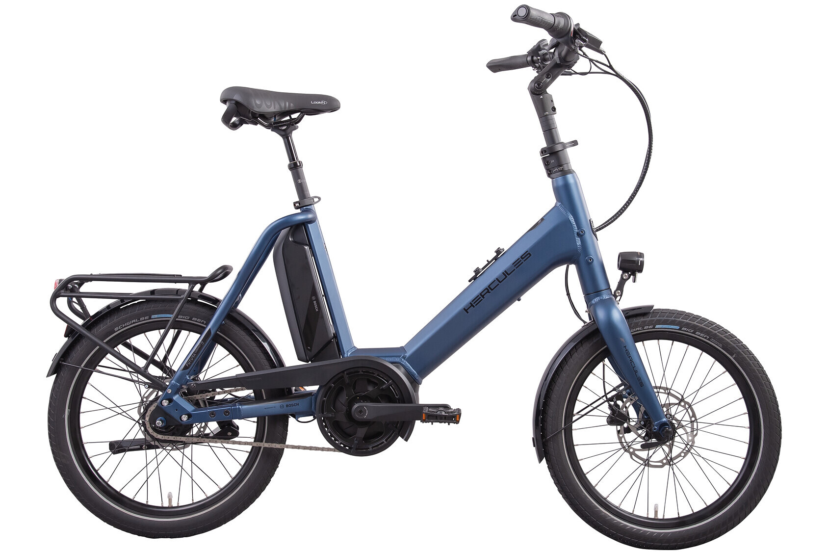 Hercules Elektrische stadsfiets Futura Compact F8 47 cm Mat Blauw... Blauw