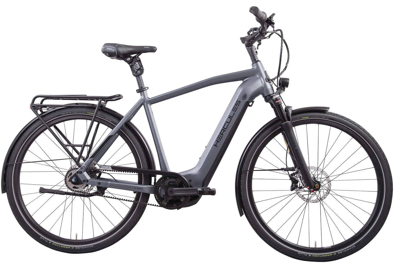 Hercules Elektrische stadsfiets Futura HD I-F5 heren 53 cm Mat... Antraciet