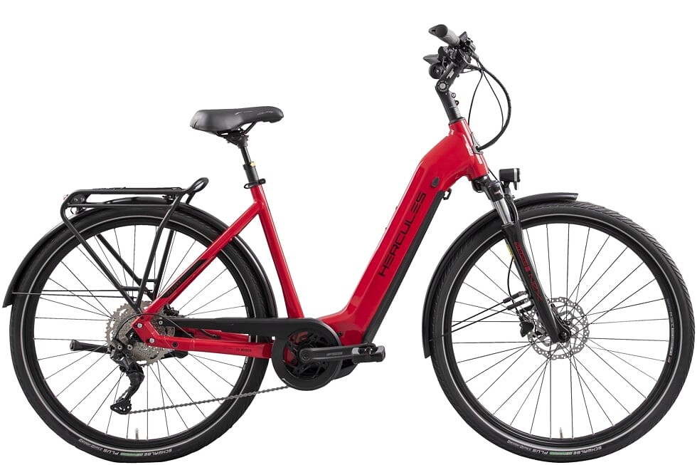 Hercules Elektrische stadsfiets Futura Sport I-10 heren 53 cm Mat... Mat zwart