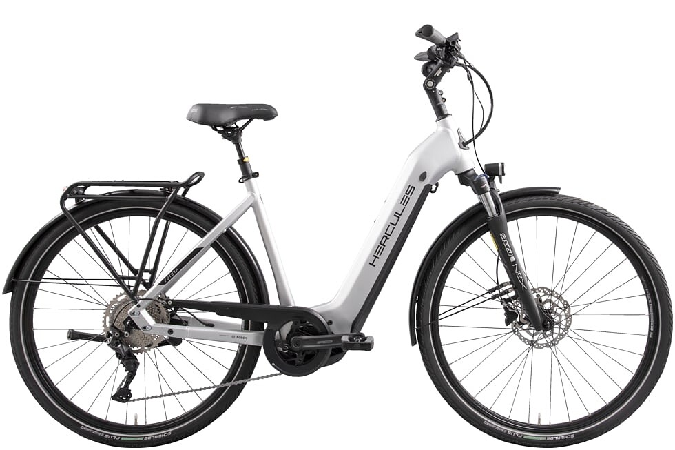 Hercules Elektrische stadsfiets Futura Sport I-10 dames 45 cm Wit... Wit