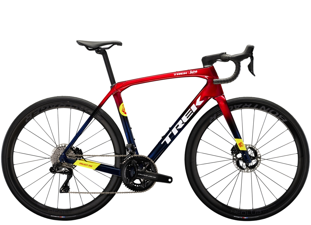 Trek Domane SLR 9 58 Metallic Red Smoke to Blue Smoke Fade