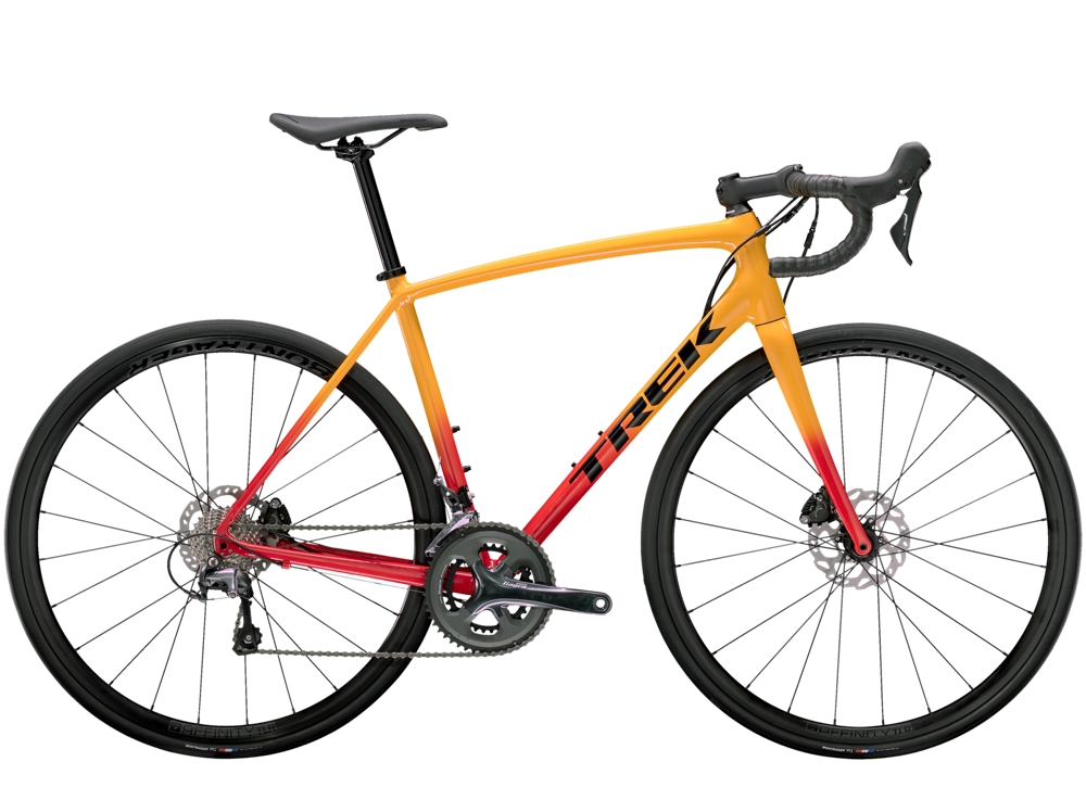 Trek Emonda ALR 4 Disc 52 Radioactive Red to Marigold Fade