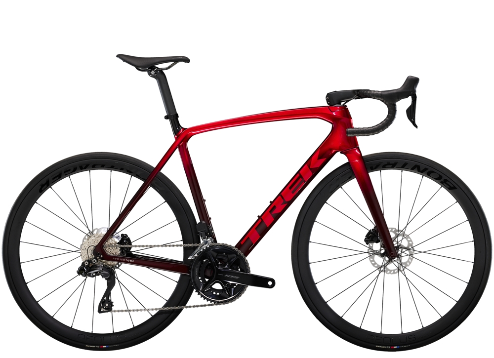 Trek Emonda SLR 6 Metallic Red Smoke to Red Carbon Smoke