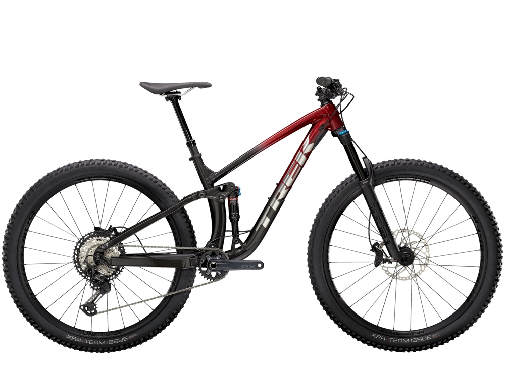 Trek Fuel EX 8 XT Rage Red to Dnister Black Fade N