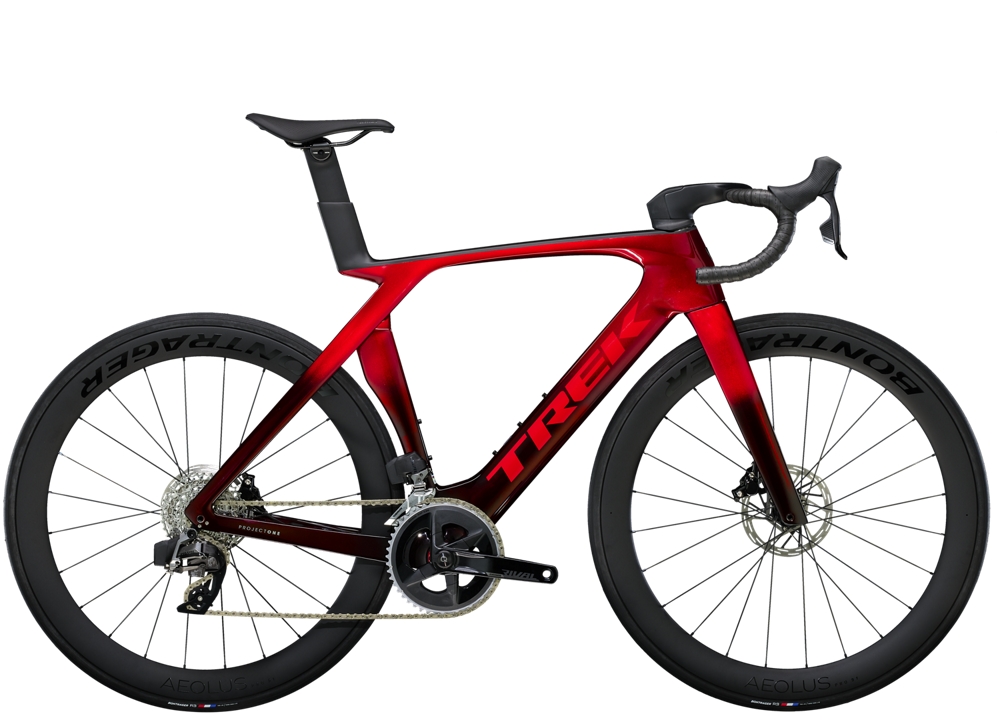 Trek Madone SLR 6 eTap Metallic Red Smoke to Red Carbon Smoke
