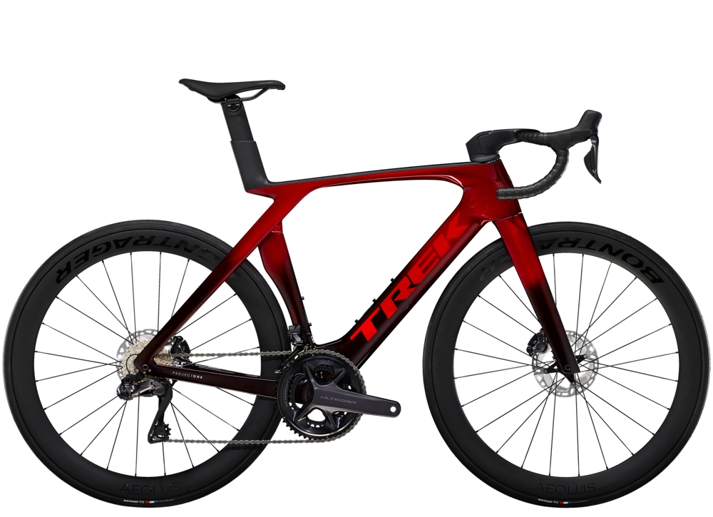Trek Madone SLR 7 62 Metallic Red Smoke to Red Carbon Smoke