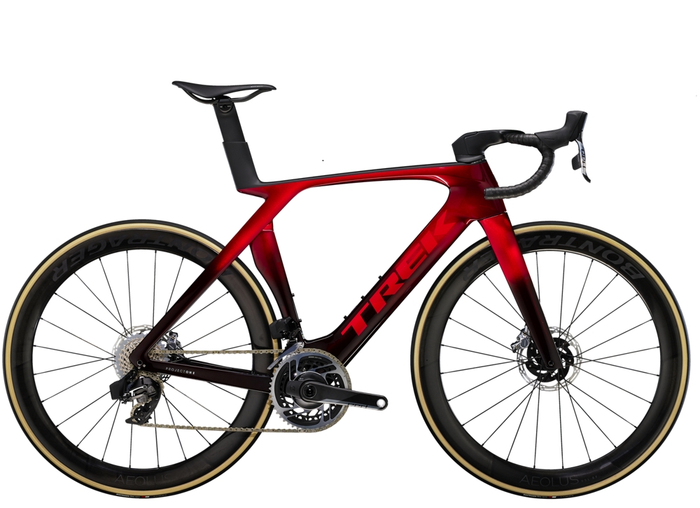 Trek Madone SLR 9 eTap 47 Metallic Red Smoke to Red Carbon Smoke