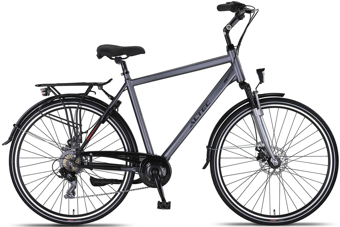 ACTIE Altec Verona Herenfiets 28 inch Schijfremmen Antraciet 7v
