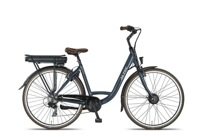 Elektrische Fiets Dames Lage Instap E Blauw