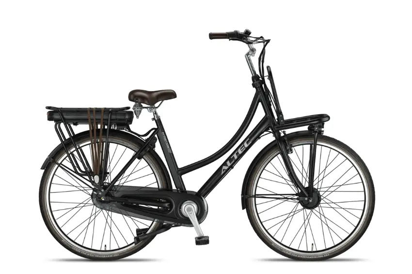 Elektrische Transportfiets Dames Lage Instap Nexus 7 Zwart