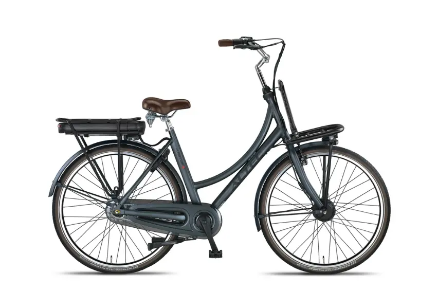 Elektrische Transportfiets Dames Lage Instap Nexus 7 Plus Grijs