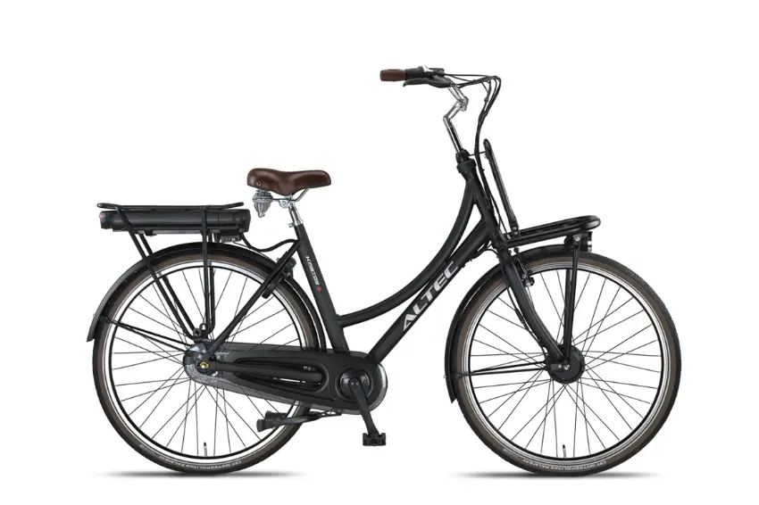 Elektrische Transportfiets Dames Lage Instap Nexus 7 Plus Zwart