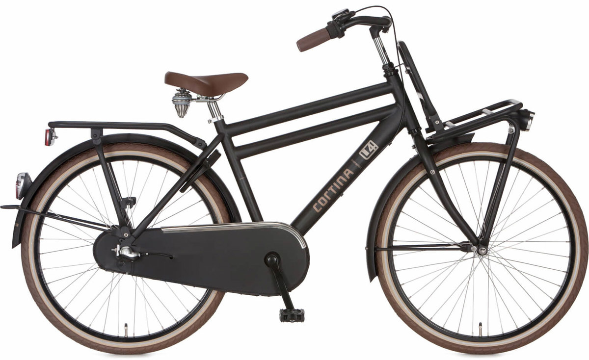 Cortina U4Mini Transportfiets 26 inch Jet Black Matt R3