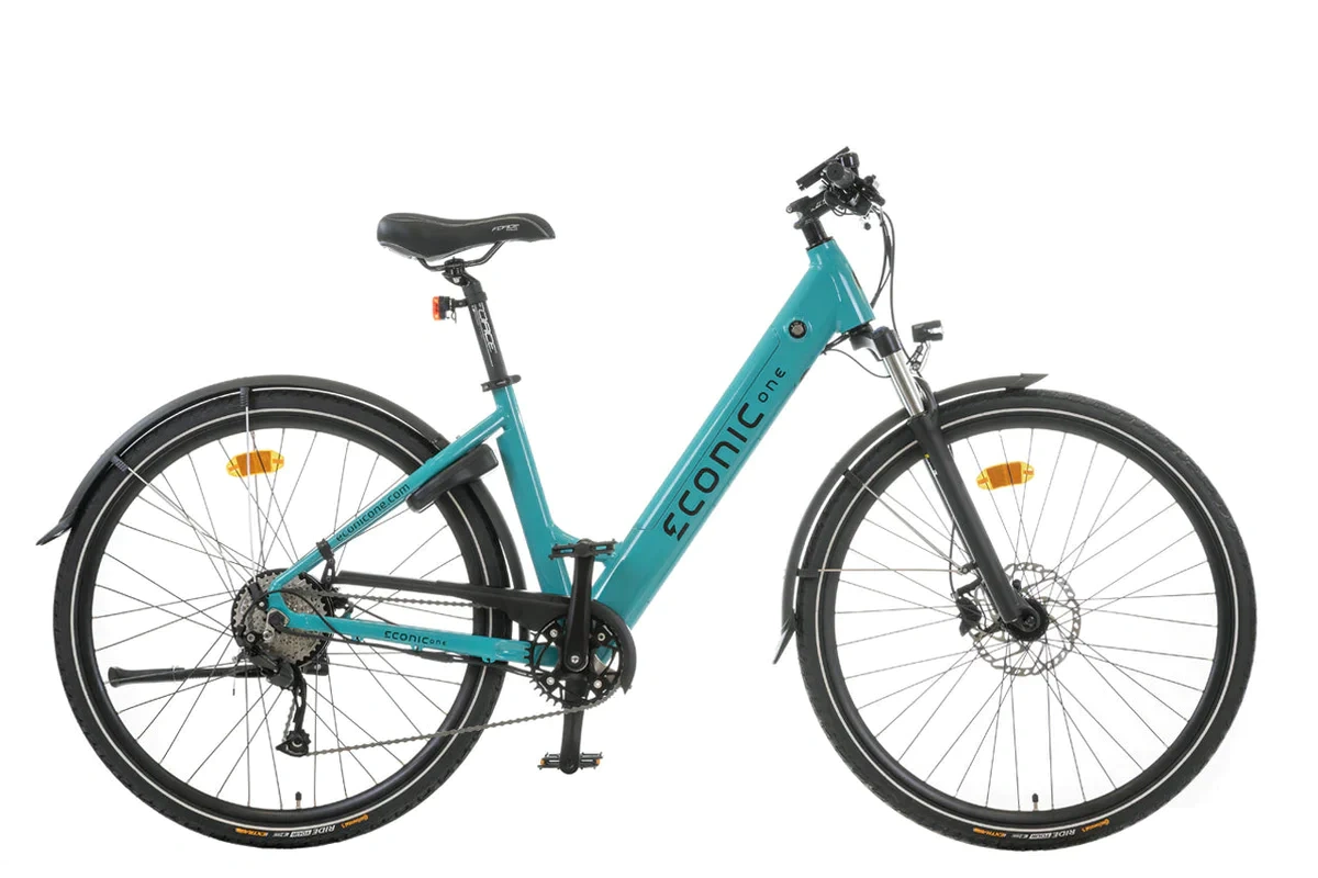 Elektrische Fiets Dames 28 Inch Econic One Smart Comfort L Turquoise