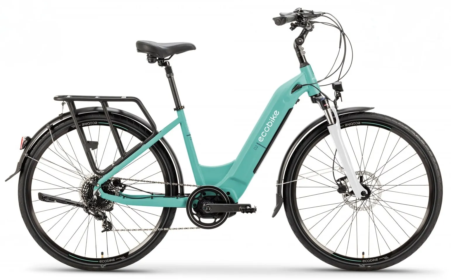 Speed Pedelec Elektrische Fiets Dames Middenmotor D2 Cyaan
