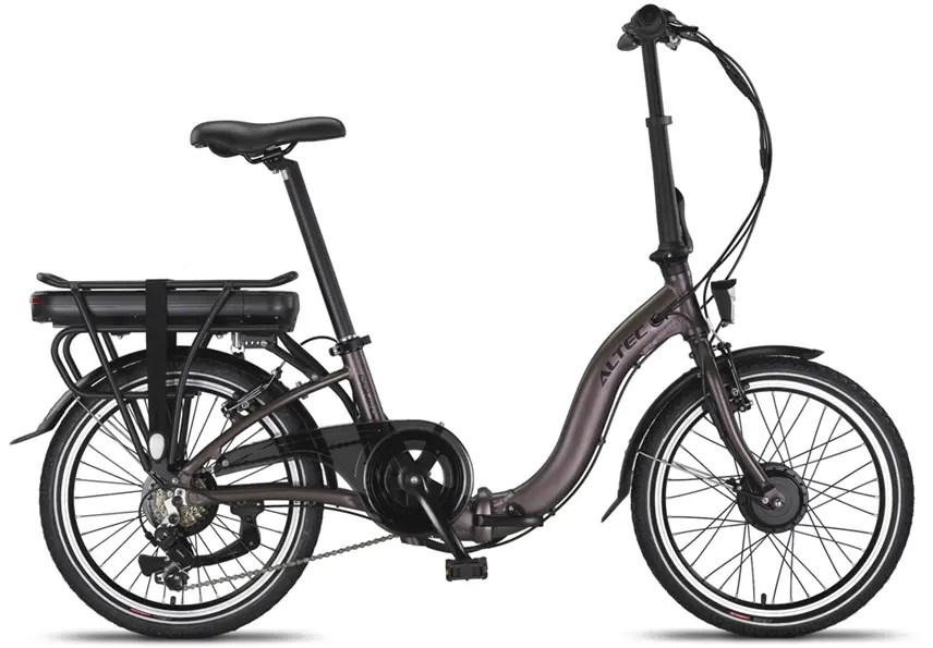 Elektrische Vouwfiets lage instap 20 Inch Comfort 518Wh koper